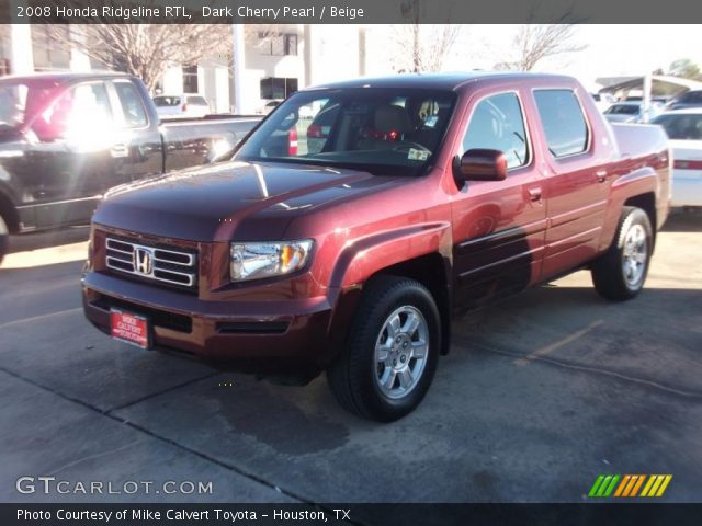 2008 Honda Ridgeline RTL in Dark Cherry Pearl