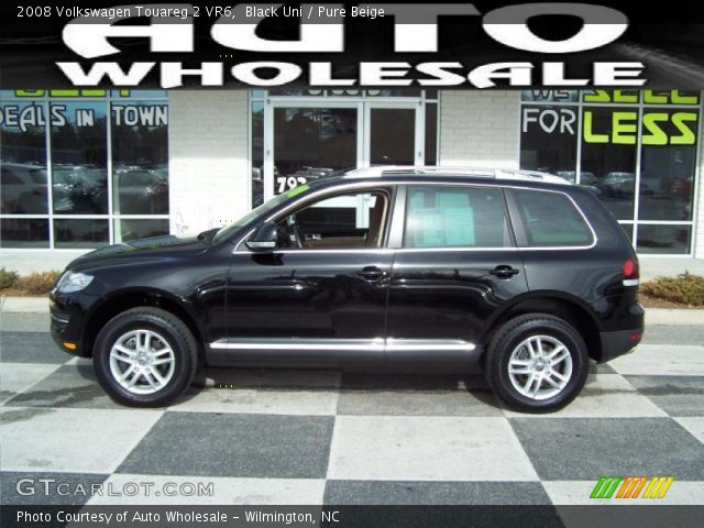 2008 Volkswagen Touareg 2 VR6 in Black Uni