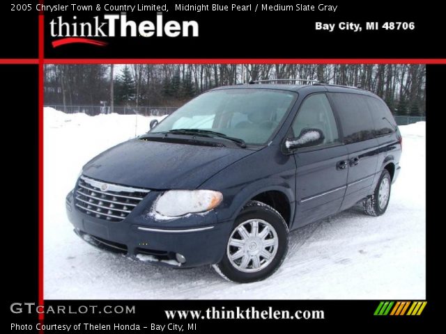 2005 Chrysler Town & Country Limited in Midnight Blue Pearl