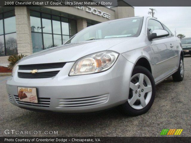 2008 Chevrolet Cobalt LT Coupe in Ultra Silver Metallic