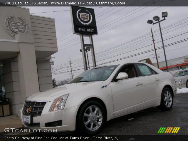 2008 Cadillac CTS Sedan in White Diamond Tri-Coat