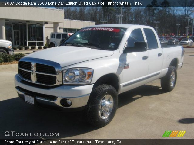 2007 Dodge Ram 2500 Lone Star Edition Quad Cab 4x4 in Bright White