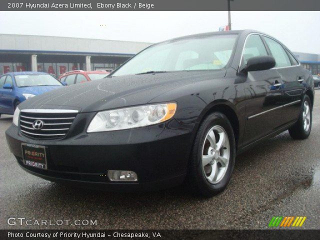 2007 Hyundai Azera Limited in Ebony Black