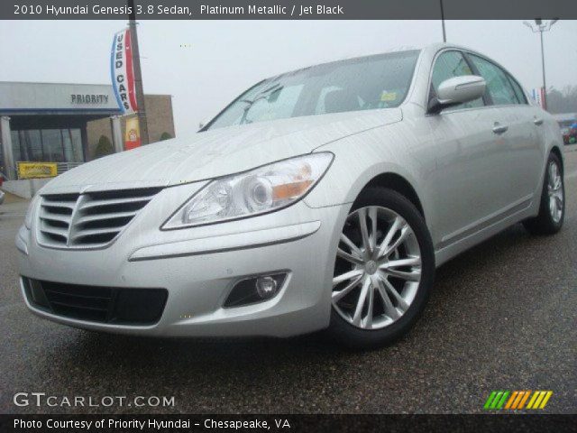 2010 Hyundai Genesis 3.8 Sedan in Platinum Metallic