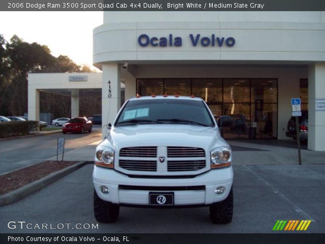 2006 Dodge Ram 3500 Sport Quad Cab 4x4 Dually in Bright White