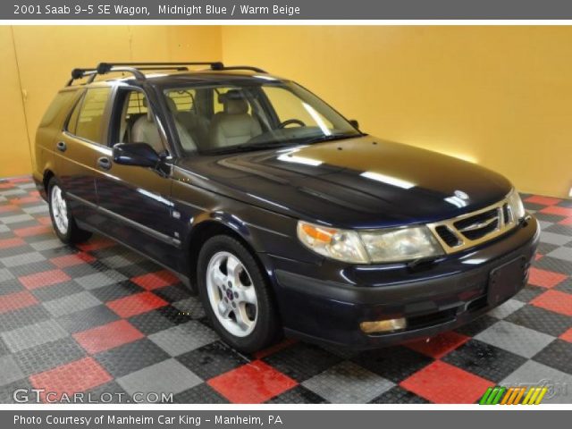 2001 Saab 9-5 SE Wagon in Midnight Blue