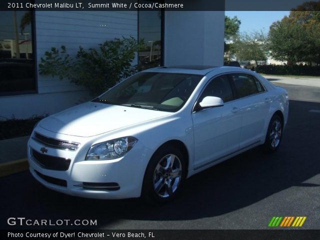 2011 Chevrolet Malibu LT in Summit White