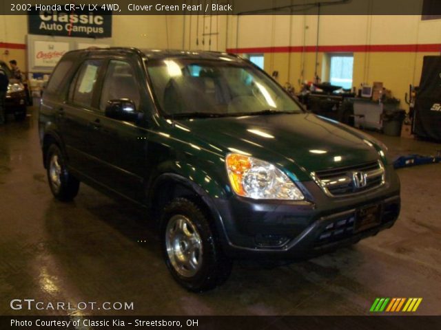2002 Honda CR-V LX 4WD in Clover Green Pearl