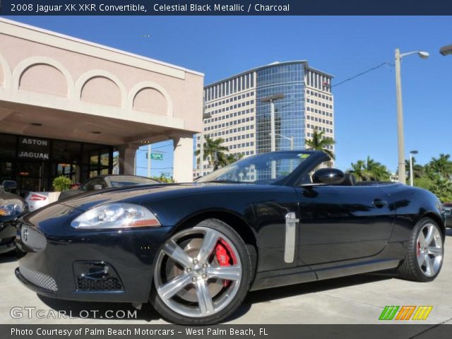 2008 Jaguar XK XKR Convertible in Celestial Black Metallic