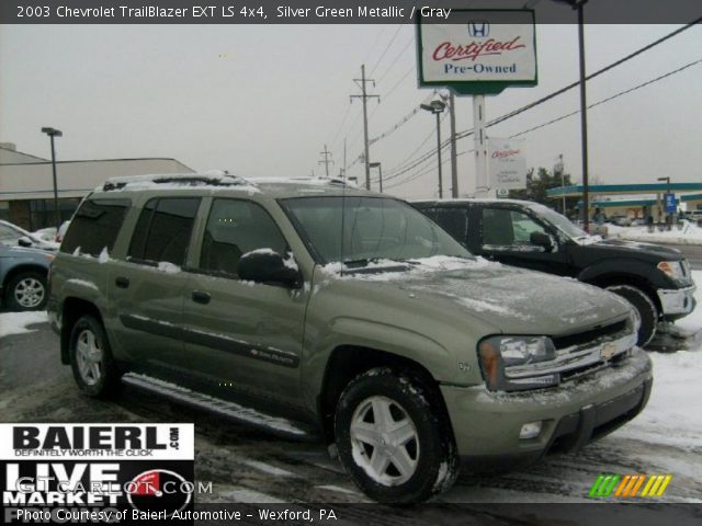 2003 Chevrolet TrailBlazer EXT LS 4x4 in Silver Green Metallic