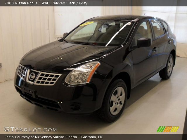 2008 Nissan Rogue S AWD in Wicked Black