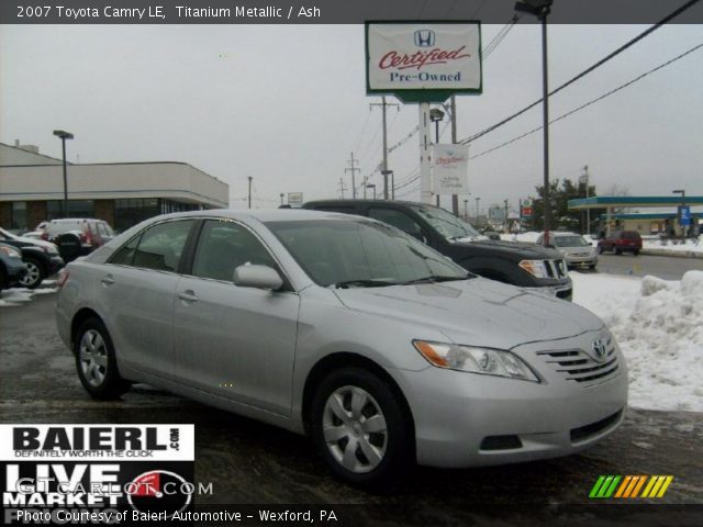 2007 Toyota Camry LE in Titanium Metallic