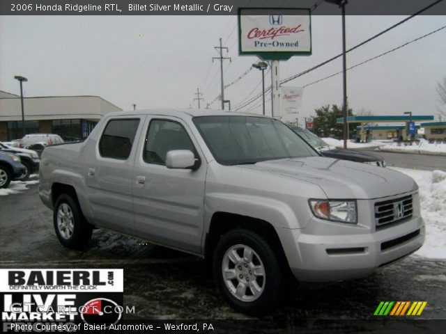 2006 Honda Ridgeline RTL in Billet Silver Metallic