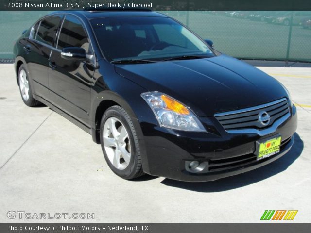 2008 Nissan Altima 3.5 SE in Super Black