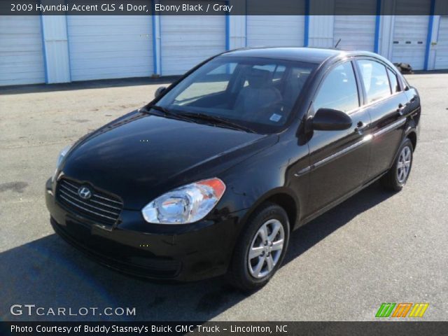 2009 Hyundai Accent GLS 4 Door in Ebony Black