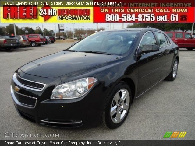 2010 Chevrolet Malibu LT Sedan in Black Granite Metallic
