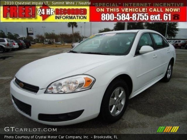 2010 Chevrolet Impala LT in Summit White
