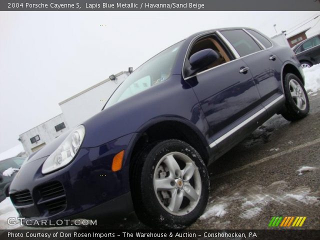 2004 Porsche Cayenne S in Lapis Blue Metallic