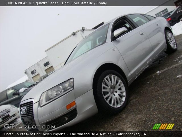 2006 Audi A6 4.2 quattro Sedan in Light Silver Metallic