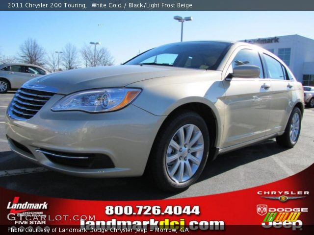 2011 Chrysler 200 Touring in White Gold