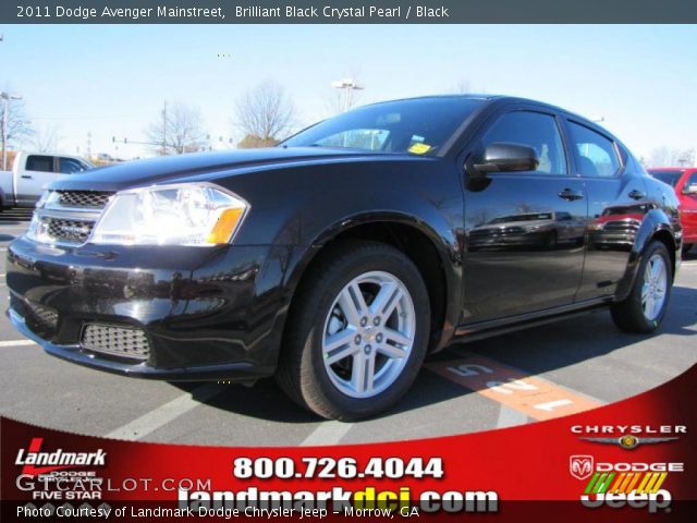 2011 Dodge Avenger Mainstreet in Brilliant Black Crystal Pearl