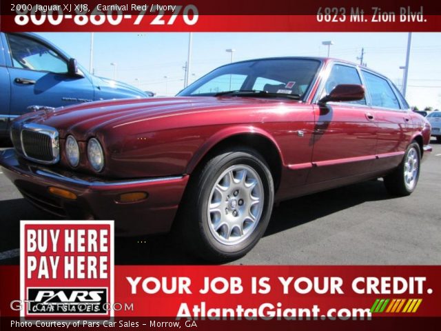 2000 Jaguar XJ XJ8 in Carnival Red