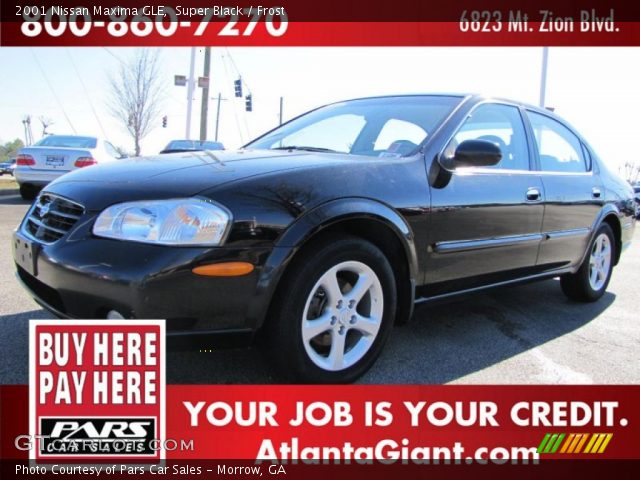 2001 Nissan Maxima GLE in Super Black