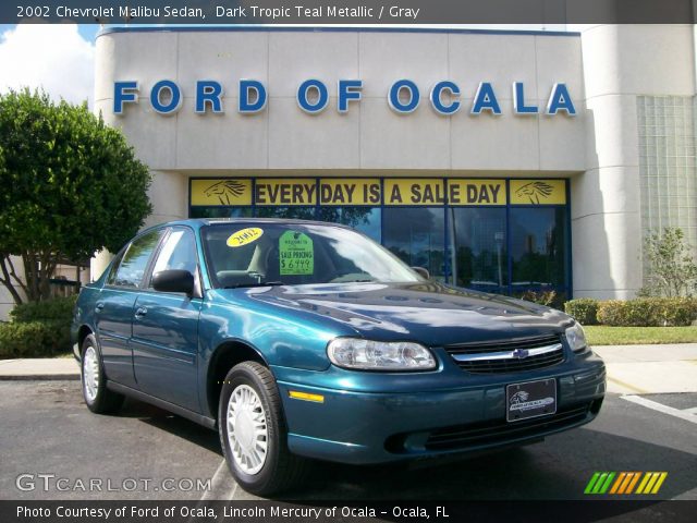 2002 Chevrolet Malibu Sedan in Dark Tropic Teal Metallic