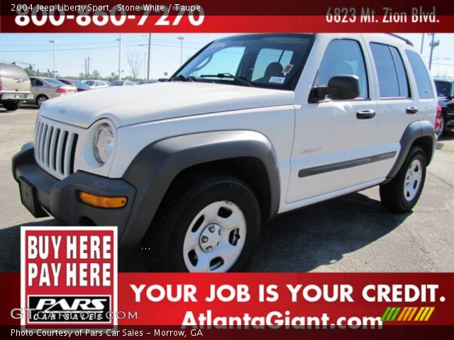 2004 Jeep Liberty Sport in Stone White