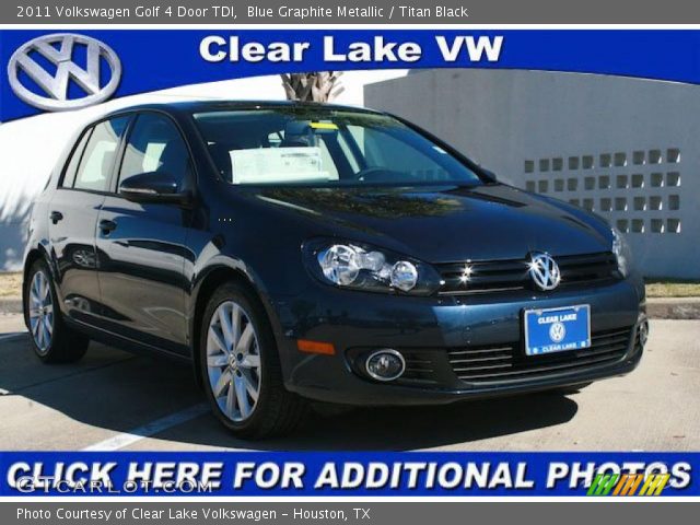 2011 Volkswagen Golf 4 Door TDI in Blue Graphite Metallic
