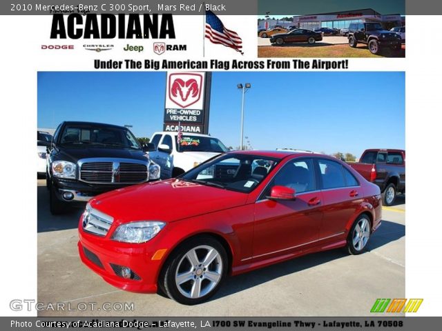 2010 Mercedes-Benz C 300 Sport in Mars Red