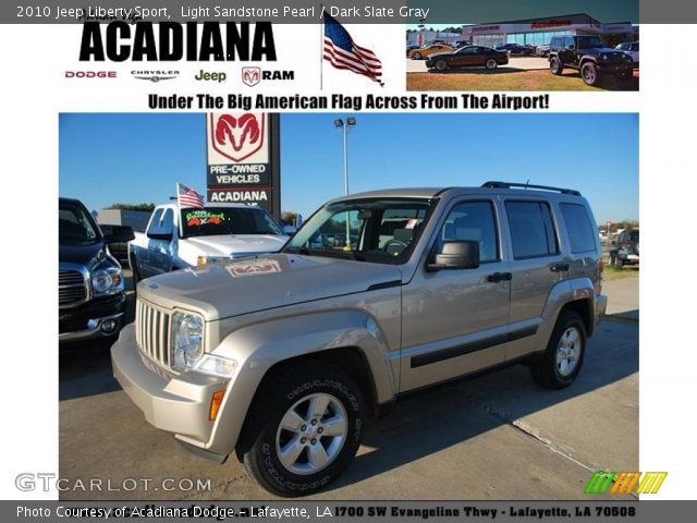 2010 Jeep Liberty Sport in Light Sandstone Pearl