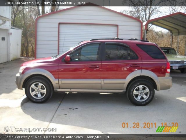 2004 Kia Sorento EX in Ruby Red Metallic