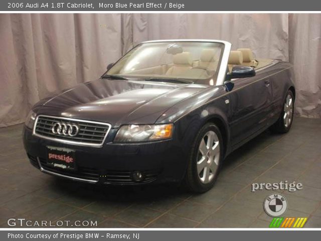 2006 Audi A4 1.8T Cabriolet in Moro Blue Pearl Effect