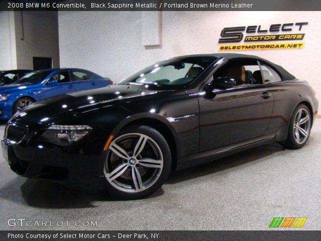 2008 BMW M6 Convertible in Black Sapphire Metallic
