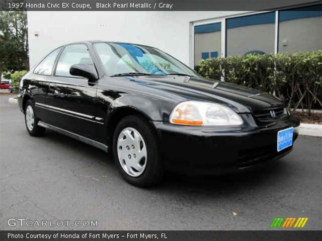 1997 Honda Civic EX Coupe in Black Pearl Metallic