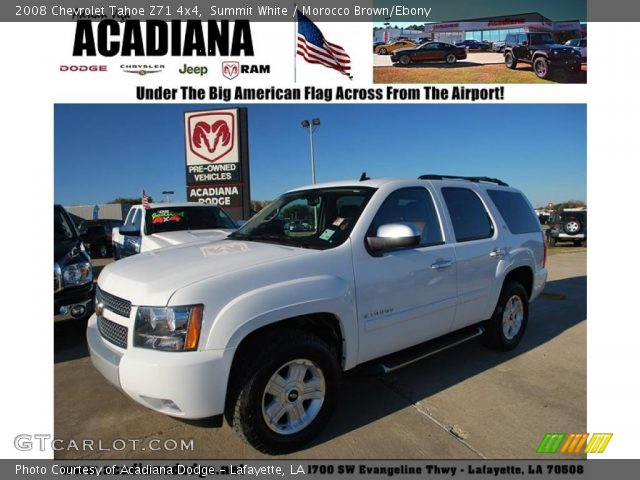 2008 Chevrolet Tahoe Z71 4x4 in Summit White