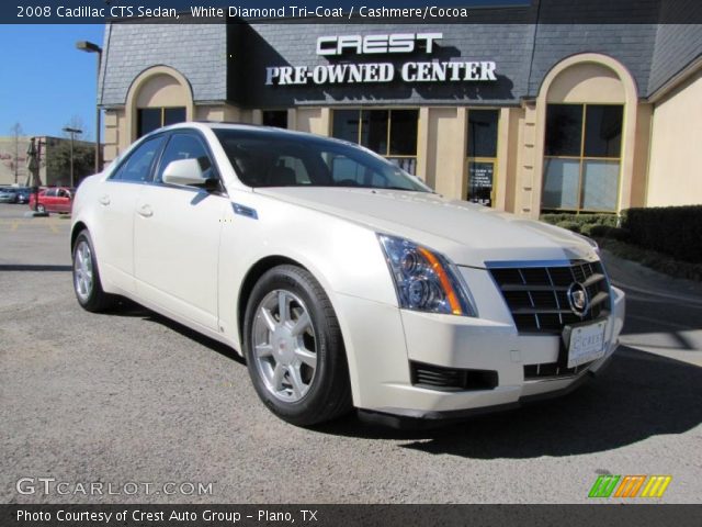 2008 Cadillac CTS Sedan in White Diamond Tri-Coat