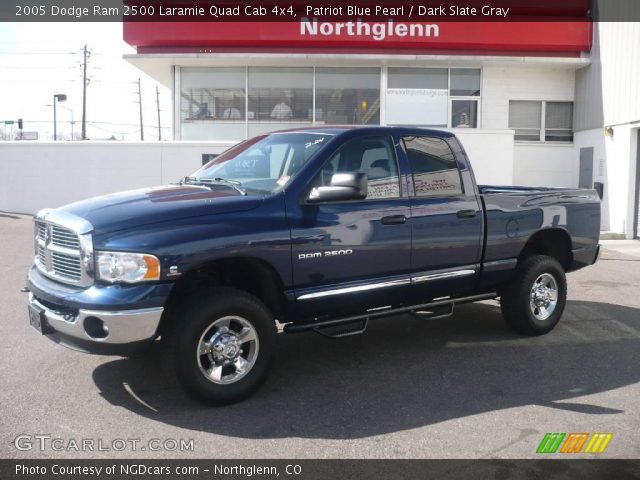 2005 Dodge Ram 2500 Laramie Quad Cab 4x4 in Patriot Blue Pearl