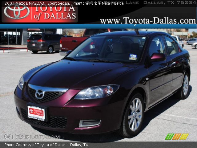 2007 Mazda MAZDA3 i Sport Sedan in Phantom Purple Mica