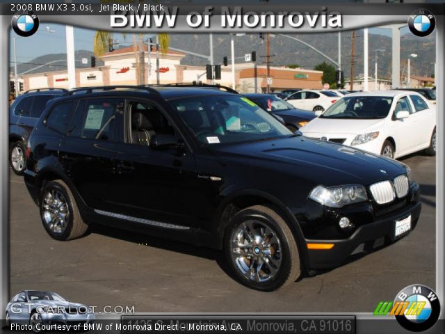 2008 BMW X3 3.0si in Jet Black