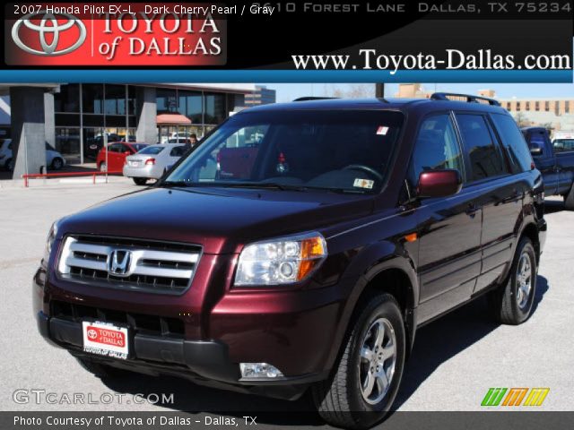 2007 Honda Pilot EX-L in Dark Cherry Pearl