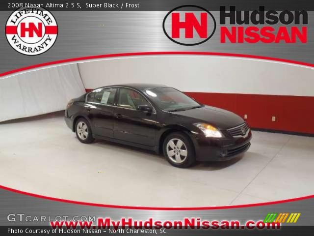 2008 Nissan Altima 2.5 S in Super Black