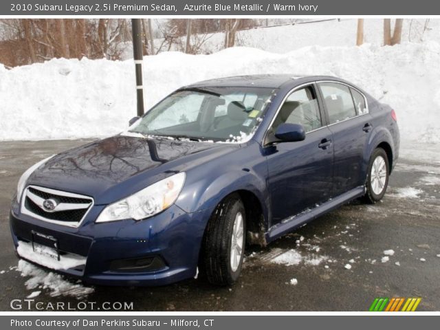 2010 Subaru Legacy 2.5i Premium Sedan in Azurite Blue Metallic