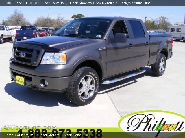 2007 Ford F150 FX4 SuperCrew 4x4 in Dark Shadow Grey Metallic