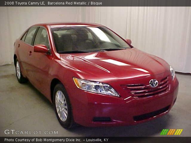 2008 Toyota Camry LE in Barcelona Red Metallic