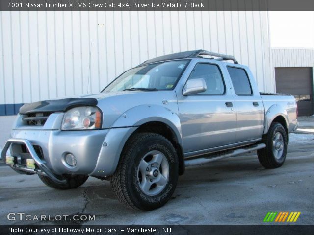 2001 Nissan Frontier XE V6 Crew Cab 4x4 in Silver Ice Metallic