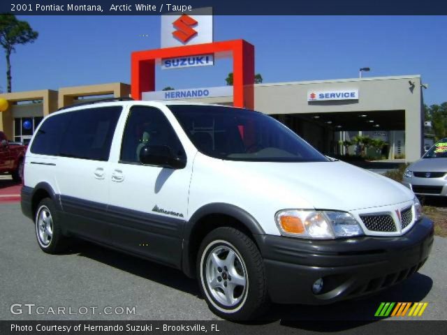 2001 Pontiac Montana  in Arctic White