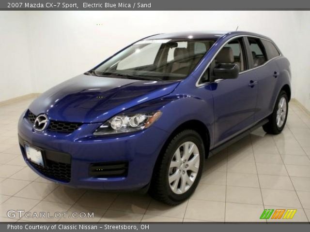 2007 Mazda CX-7 Sport in Electric Blue Mica
