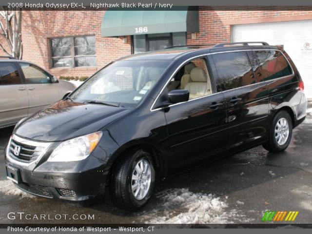 2008 Honda Odyssey EX-L in Nighthawk Black Pearl